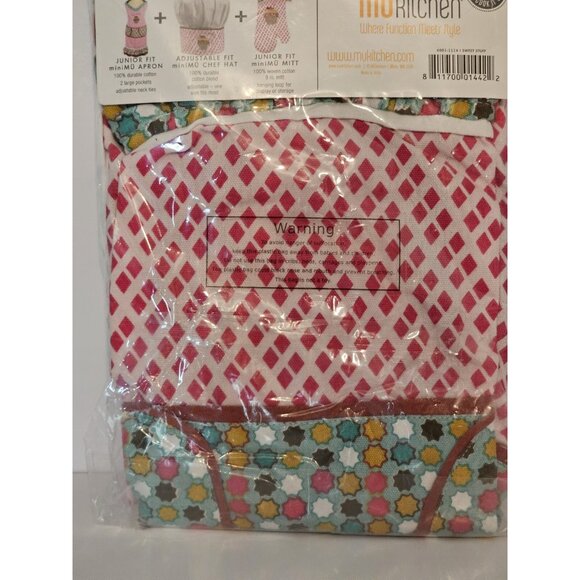 MuKitchen 3 Piece Kids Chef Set - Kids Cooking Set New In Package - Picture 6 of 7